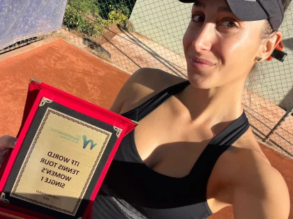 Cristina Dinu, de la Sportsin Arad, este câștigătoare la ITF 35k Antalya