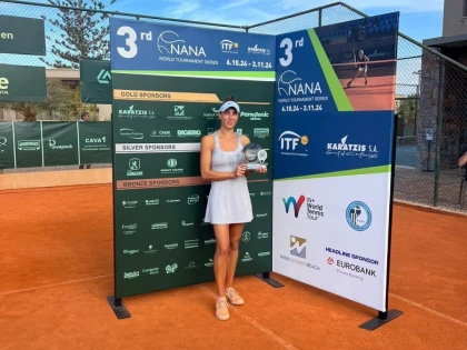 Cristina Dinu, de la Sportsin Arad, finalistă la ITF 35K Heraklion!