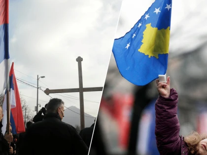 Criză majoră în Kosovo: zeci de sârbi înarmați sunt asediaţi într-o biserică