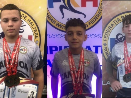 CS AMEFA a făcut ravagii la Naționalele de haltere de la Arad! A urcat pe podium și CSȘ Gloria