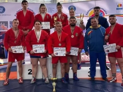 CS Universitatea Arad a luat șase medalii și locul doi pe echipe la Cupa României de sambo