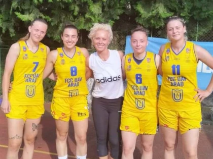 CS Universitatea Arad a ratat de puțin bronzul național la baschet 3x3