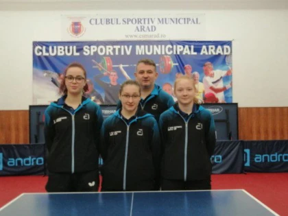 CSM Arad este angrenată de mâine în returul Superligii de tenis de masă, Dana Dodean vine la Naţionale!