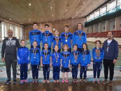CSS Gloria a urcat pe podiumul Cupei Bega la nataţie