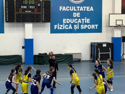 CSS Gloria Arad s-a calificat la turneul final de baschet U13F după un parcurs perfect în semifinală