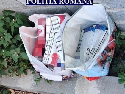 Cu țigări de contrabandă pe bicicletă