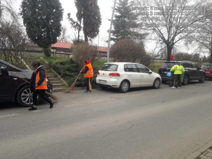 Curățenia generală de primăvară continuă în municipiul Arad