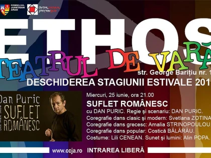 DAN PURIC VINE LA TEATRUL DE VARA ETHOS