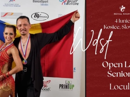 Dansatorii arădeni Patrik și Andreea Haizar au luat medalie (și) la Kosice Open