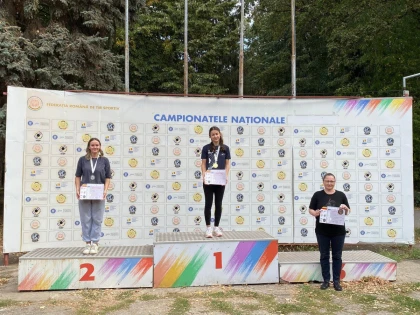 Daria Haristiade este campioană națională de senioare la pistol sport