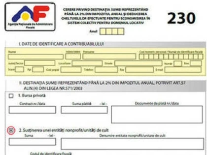 Data până la care poți depune Formularul 230