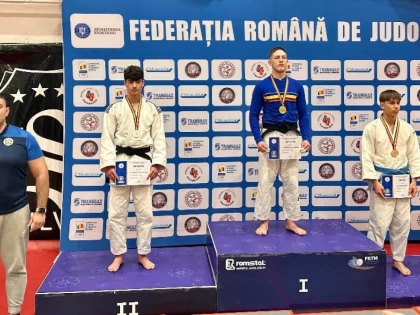 David Mercea, judoka legitimat la CSM Arad, este campion național de cadeți