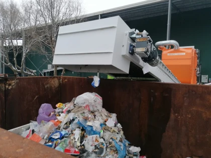 De astăzi stația de sortare a deşeurilor este funcțională