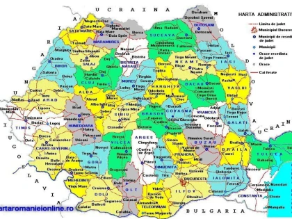De unde provin numele judeţelor din România