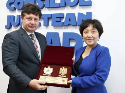 Delegația Ambasadei Republicii Populare Chineze a vizitat Consiliul Județean Arad