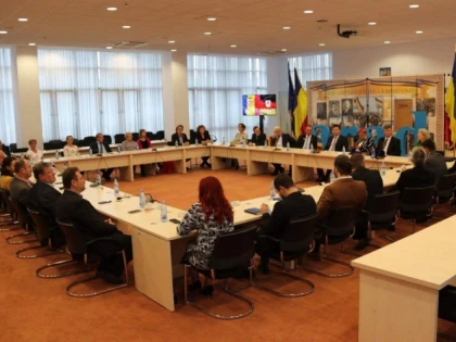 Delegație din Germania, în vizită la Consiliul Județean Arad