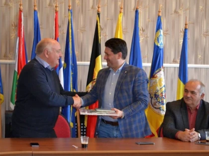 Delegaţie româno-maghiară, în vizită la Pecica