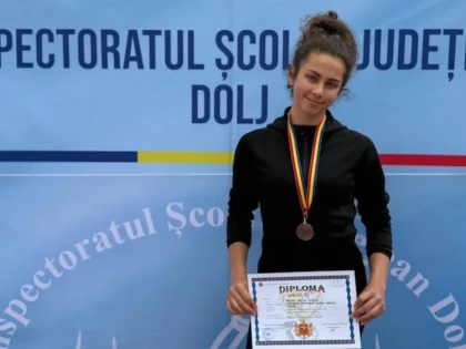 Denise Nicole Bejan a luat bronzul în proba de pentatlon, la Olimpiada Națională a Sportului Școlar