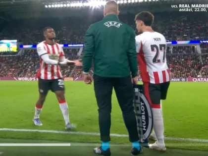 Dennis Man a debutat în Liga Campionilor în eșecul de acasă al lui PSV