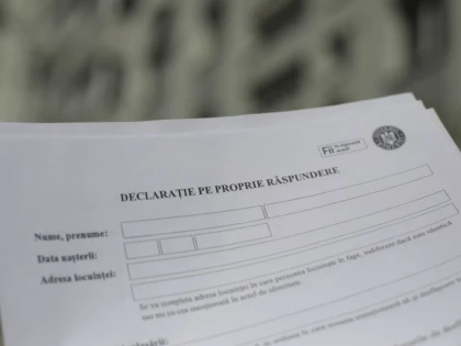 Descarcă modelul de declarație pe propria răspundere pentru deplasarea în afara locuinței în intervalul orar 23.00-05.00