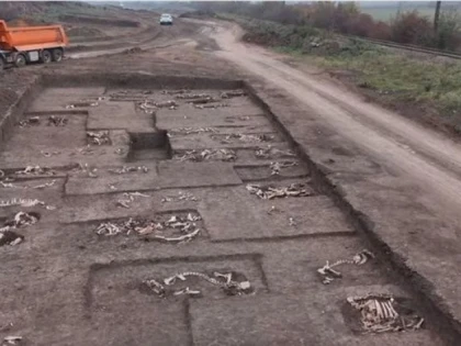 Descoperire pe şantierul căii ferate Timişoara-Arad: un cimitir sarmatic vechi de 1.900 de ani