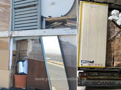 Deşeuri din Germania și Suedia, oprite la Borș II și Nădlac II. Aproximativ 45 de tone de mobilier second-hand și diverse bunuri