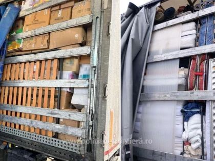 Deşeuri din Suedia și Germania oprite la Borș II și Nădlac II. Peste 42 tone de articole textile