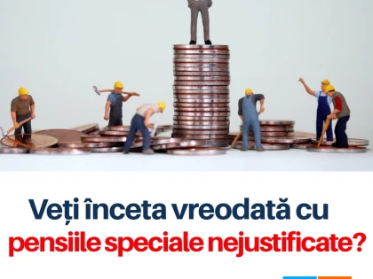 Despre pensii speciale și ipocrizie