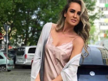 Diana Munteanu, din nou în rochie de mireasă