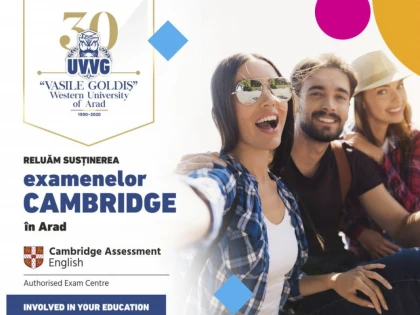 Din 22 mai se reiau examenele Cambridge în Arad