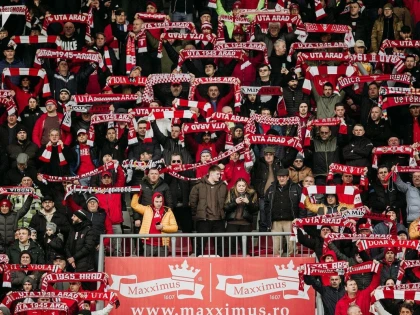 Dinamo și UTA au șanse mari să joace cu suporteri în ultimele două meciuri de acasă! Ce spune regulamentul