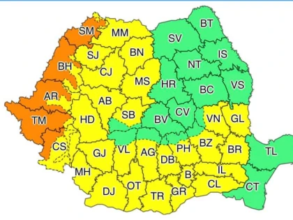Disconfortul termic va depăși cu mult pragul critic la Arad