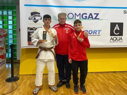 Doi judoka ai CSM Arad au fost medaliați la turneul internațional ”Alina Dumitru” (FOTO)