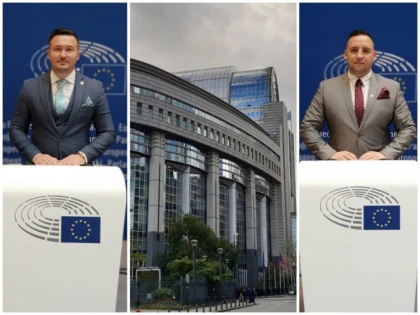 Doi tineri din ALDE Arad, la Parlamentul European din Bruxelles