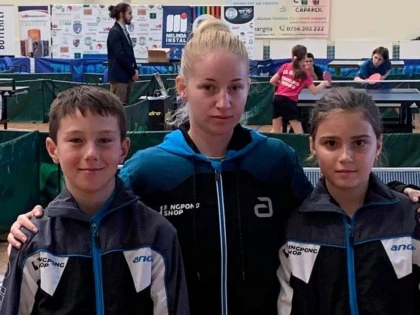 Două noi speranţe arădene în tenisul de masă. Alesia Sferlea, sfertfinalistă la Openul Sloveniei