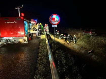 Două persoane au decedat, în urma unui accident pe autostrada Arad-Timișoara