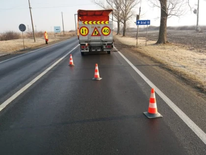 DRDP Timișoara anunță lucrări de urgență pentru plombarea gropilor de pe drumurile naționale