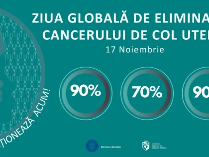 DSP Arad: Ziua de acțiune pentru eliminarea cancerului de col uterin. „Acționează ACUM: Elimină cancerul de col uterin!”