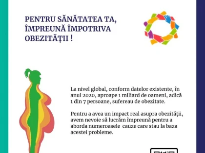 DSP Arad: Ziua mondială de luptă împotriva obezității - 4 Martie 2024