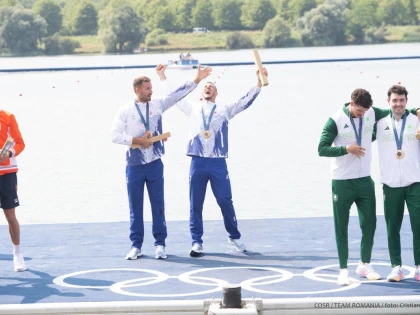 Dublă de vis la canotaj: Andrei Cornea și Marian Enache sunt campioni olimpici, argint pentru Bodnar și Radiș!