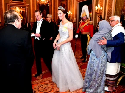 Ducesa de Cambridge a strălucit din nou cu tiara preferată a Prințesei Diana