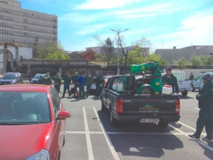 După ce a trimis în spital zeci de elevi arădeni, firma de casă a Primăriei a revenit pe străzile orașului