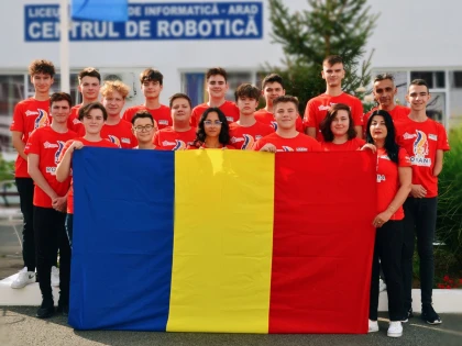 Echipa de robotică a României TEAM Romania - Delta Force, gata de start la Olimpiadă