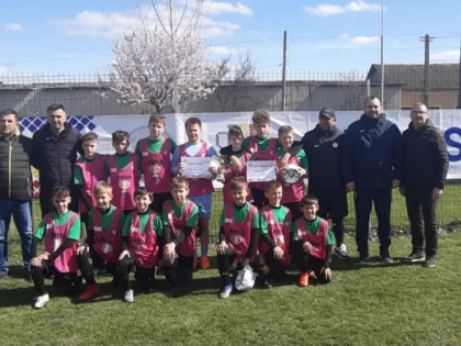 Echipa din Livada a câștigat faza județeană a Cupei Satelor U13 la fotbal