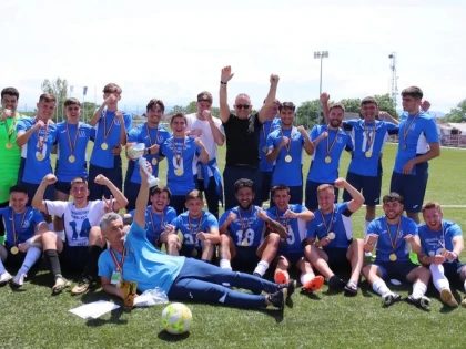 Echipa Universității „Aurel Vlaicu” din Arad este campioană națională la fotbal