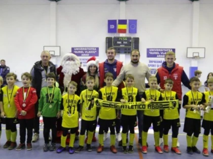 Echipele arădene, pe podium la Cupa de Crăciun Atletico