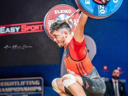 Emanuel Danciu, accidentat la Europenele de haltere