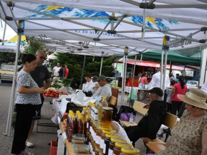 Eveniment organizat pentru promovarea producătorilor locali în Oraș Sebiș, Județul Arad