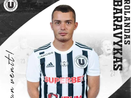 Ex-utistul Rolandas Baravykas a fost transferat de nou promovata în Liga 1, "U" Cluj