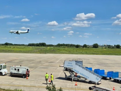 Exercițiu de amploare pe Aeroportul Arad, având ca scenariu un incident aviatic